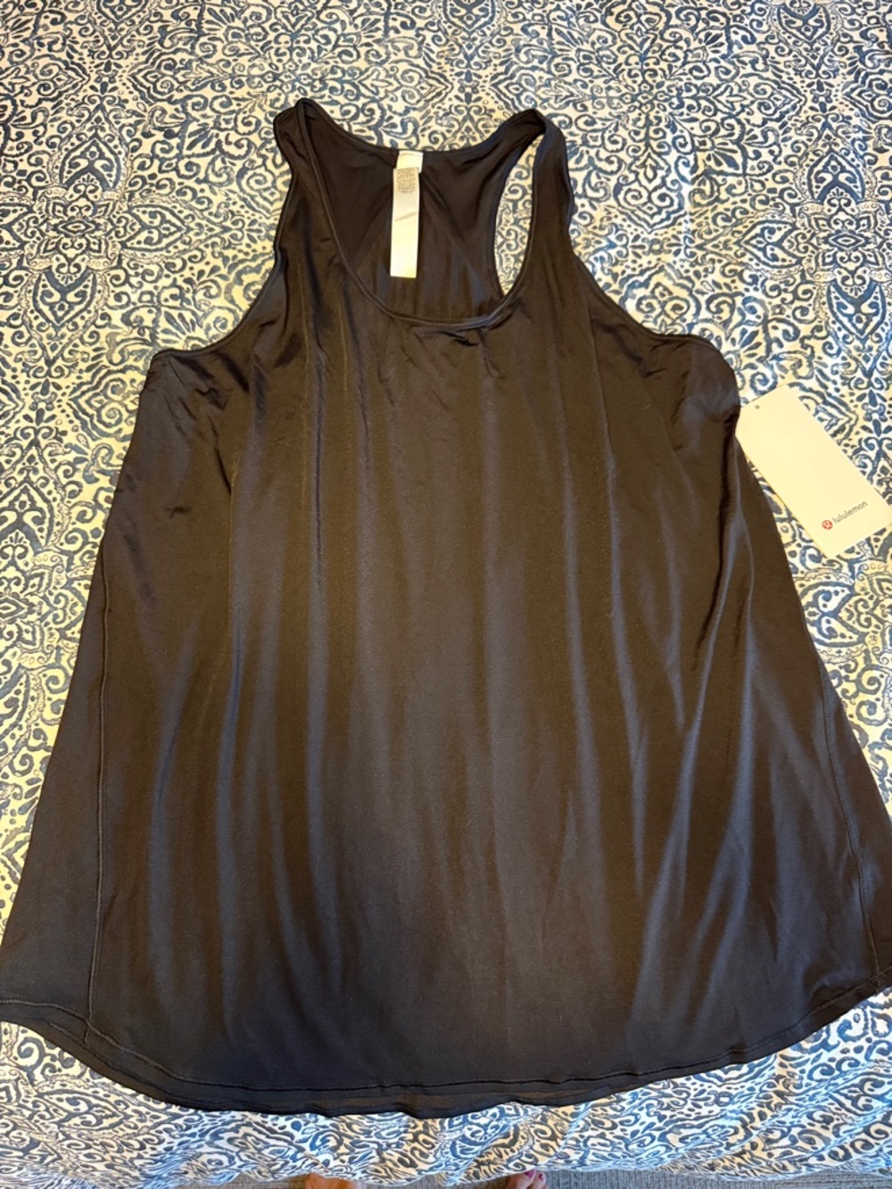 lululemon athletica Black Racerback Tank Top